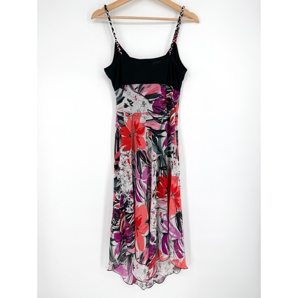 Scarlett Y2K 2000s Babydoll Floral Empire Waist Dress Size 8 - Picture 6 of 9